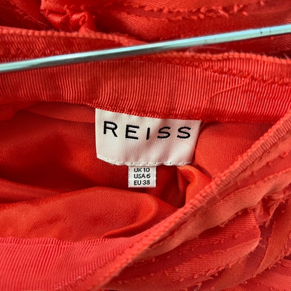 Reiss a line patterned, textured skirt - Picture 7 of 9